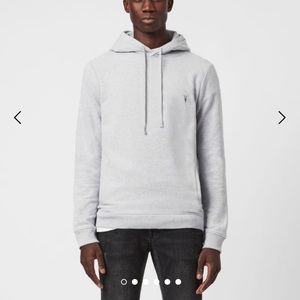 allsaints raven pullover hoodie